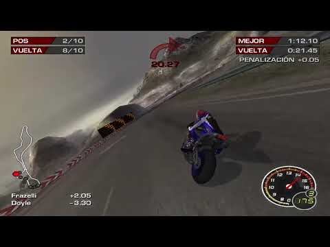 MotoGP URT 3 PC Gameplay 2005 - (Whale Coast - 10 Laps) - Jonas Muller - Legend - Maximum Difficulty