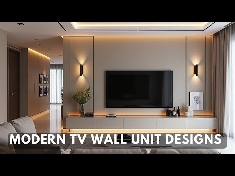 Wall Mounted & Tv Cabinet Ideas | Elegant Tv Wall Styling 