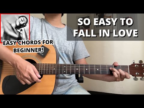 So Easy To Fall In Love - Olivia Dean (Guitar Tutorial) No Capo! Easy Chords For Beginner!