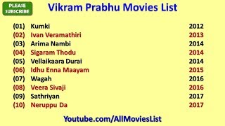 Vikram Prabhu Movies List