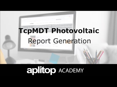 TcpMDT PV | 08. Report Generation