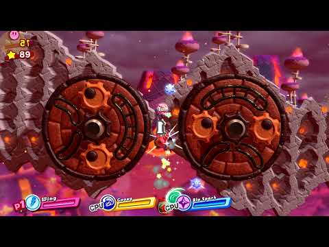 Kirby Star Allies - Nature's Navel playthrough