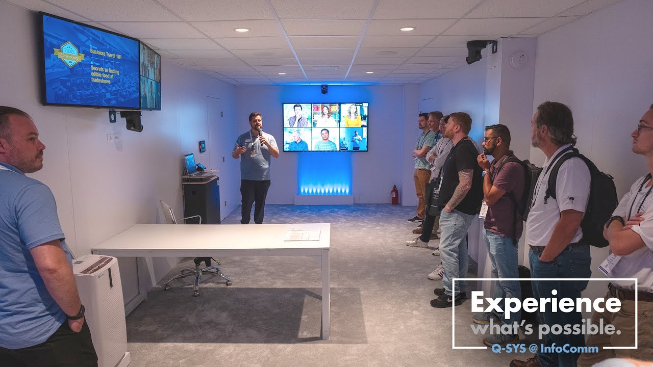 Q-SYS in Higher Education (Booth Tour @ InfoComm 2023)