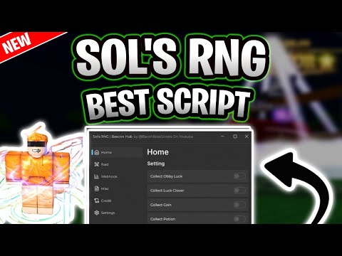*NEW* Sol's RNG Script (PASTEBIN 2025) (AUTOFARM, AUTO CRAFT, AUTO ROLL)
