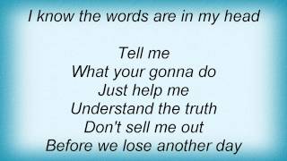 Bodyjar - Don't Sell Me Out Lyrics