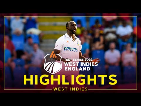 Highlights | West Indies v England | Bairstow Fights Back After Roach Beauties | 1st Apex Test Day 1