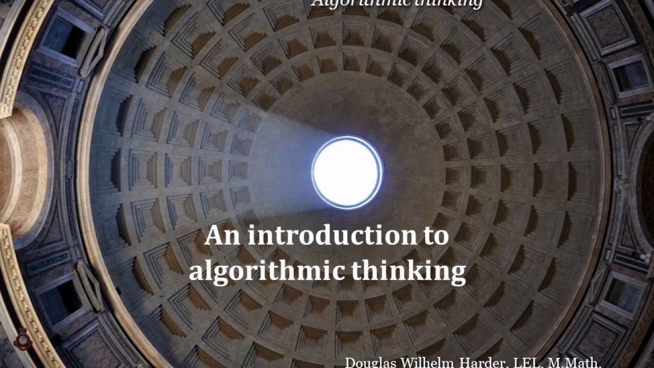 Introduction to algorithmic thinking