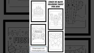 Cinco De Mayo Coloring Pages for Kids