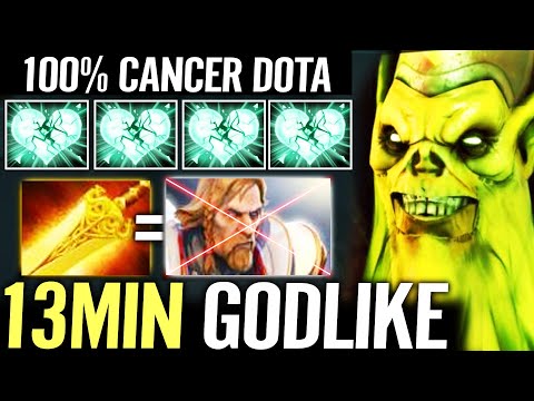 🔥 Necrophos CANCER MID IS BACK —  Radiance 13min GODLIKE 200+ DPS Carry Dota 2 Pro