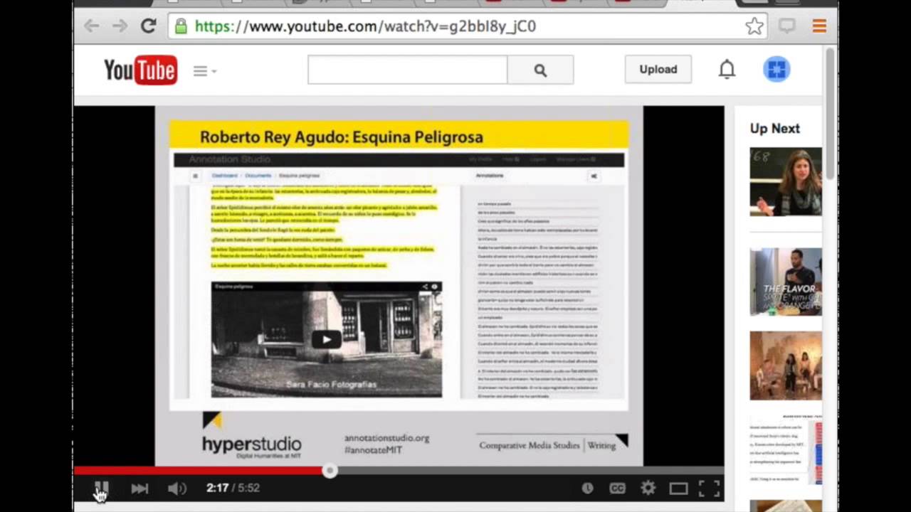 Annotation Studio (HASTAC Scholars Digital Collections Webinar with MIT HyperStudio)