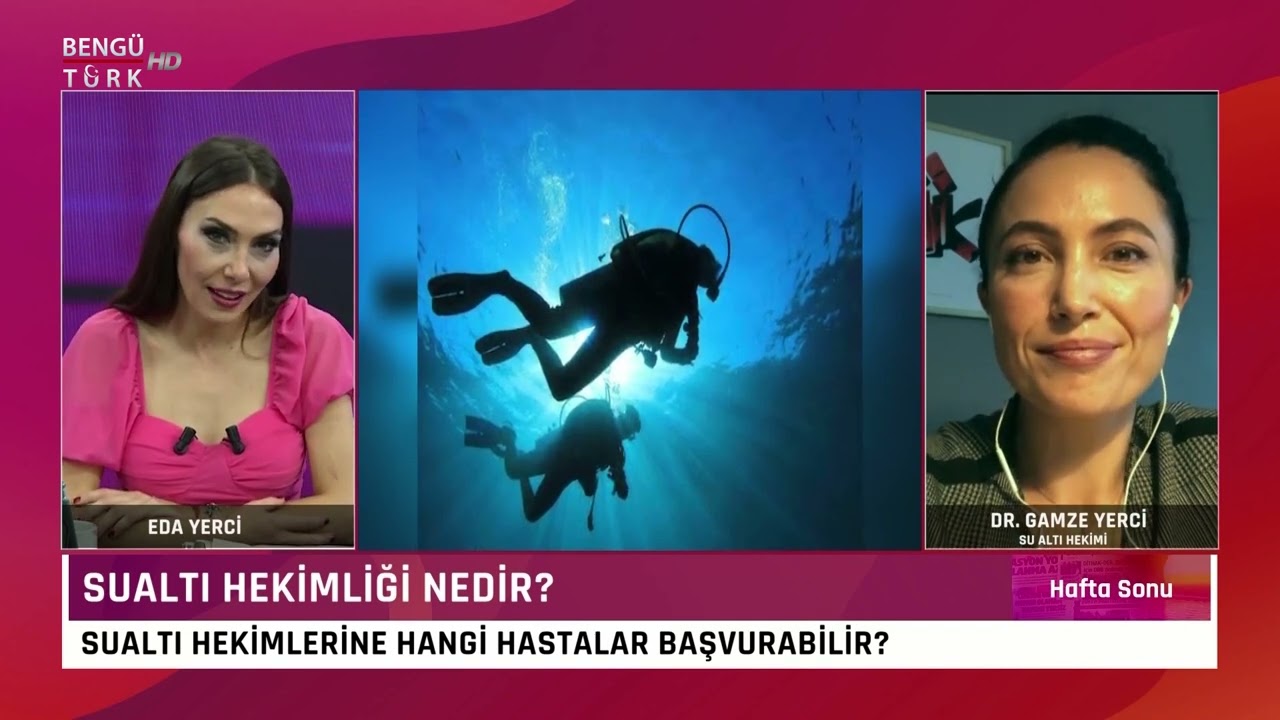 SUALTI HEKİMİ DR. GAMZE YERCİ SUALTI HEKİMLİĞİNİ ANLATTI