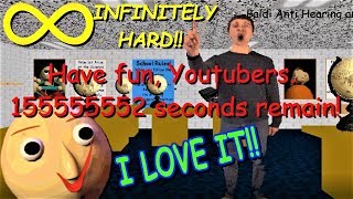 ∞ SECONDS.. DETENTION FOR YOU!! | Baldi's Basics MOD: Try and beat this