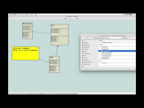 Pynsource Uml For Python Tutorial 1 Basic Usage