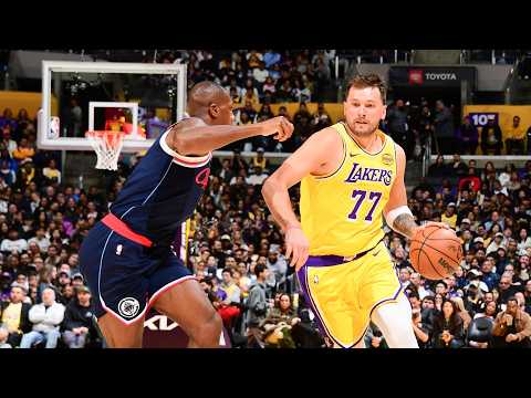 Collins Hard Fall, Luka Doncic 38 Pts Clutches 4th vs Clippers!