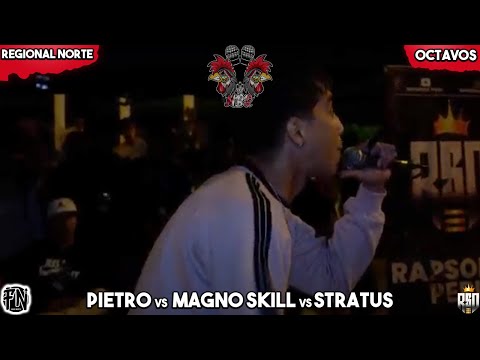 MAGNO SKILL VS STRATUS VS PIETRO || 8VOS || REGIONAL LIMA || MIRA EL BUEN RAP 2K23