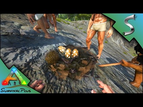 STEALING WILD COMPY EGGS! MICRORAPTOR ATTACKS & KILLS EVERYTHING! - Ark: Survival Plus [Gameplay E2]
