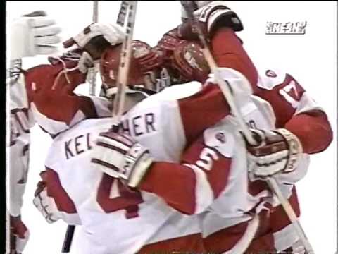 BU Hockey - 1996 Mar 9 vs Massachusetts - Wood Goal 1