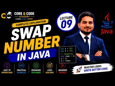 Swap Two Numbers In Java Easy Java Program For Beginners Lecture 9