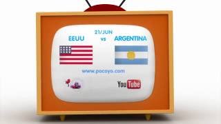 Pocoyo Copa America 2016  - USA vs ARGENTINA - Jun