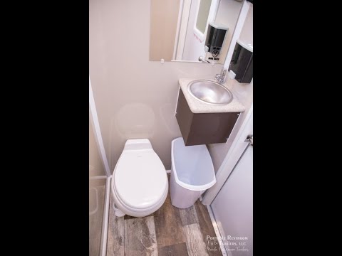 3 Station Shower Trailer Portable Restrooms Combo | Cabo Series