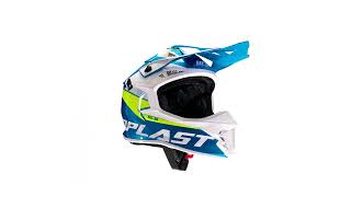 UFO Prilba INTREPID 2024 modrá/neón.žltá