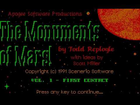 The Monuments of Mars! Vol. 1 - First Contact (1991 MS-Dos game)