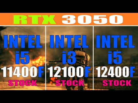 INTEL i5 11400F vs INTEL i3 12100F vs INTEL i5 12400F || RTX 3050 || PC GAMES TEST ||