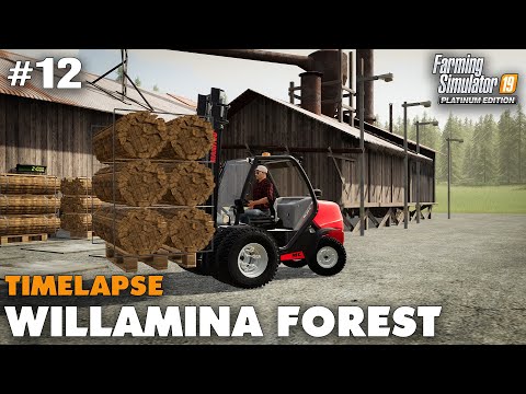 Willamina Forest Timelapse #12 Loading Pallets & Spraying Crops, Farming Simulator 19 Seasons
