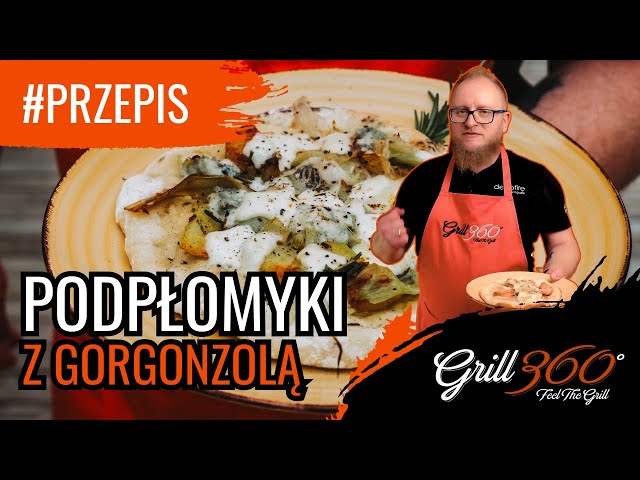 Podpłomyki z grilla ziemniaczano-porowe z gorgonzolą