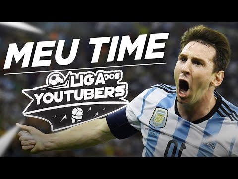 MEU TIME PARA A LIGA DOS YOUTUBERS! #VamoVelho