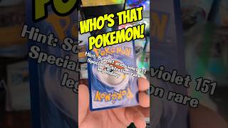 Who’s That Pokémon? Hard Mode! (Scarlet & Violet 151)#pokemon