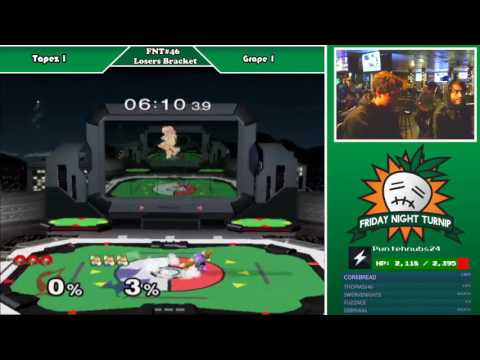Friday Night Turnip 46 - Grape (Fox) Vs Tapez (Samus) - Losers Semifinals