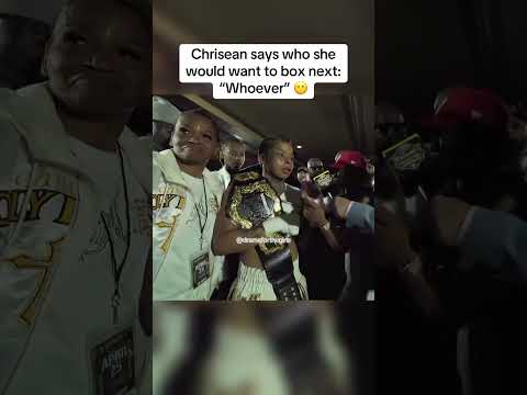 “Whoever Wanna F!ghț!” Chrisean Is Ready For Her Next Boxing Opponent #celebrity #chriseanrock
