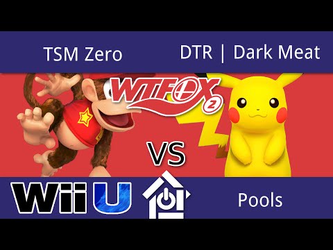 WTFox2 - TSM Zero (Diddy Kong) vs DTR | Dark Meat (Pikachu) - Smash 4 Pools