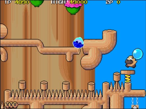 Liquid Kids [ARCADE] (Hardest Difficulty, Left way) - Real-Time Playthrough