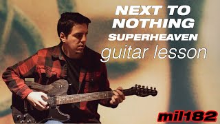 Superheaven Next to Nothing guitar lesson