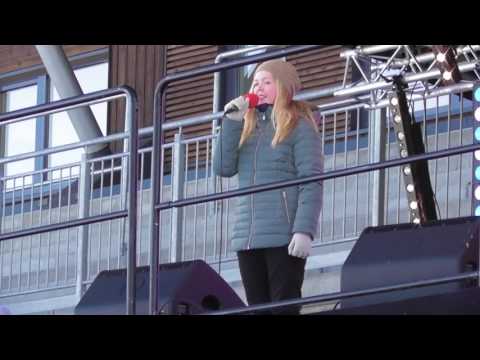 Musikalfabrikken under Barnas skidag i Granåsen - VERONIKA SPJØTVOLD STENE