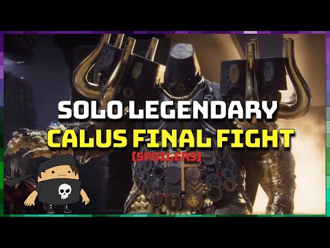 Solo Legendary Calus Fight | Desperate Measures | Destiny 2