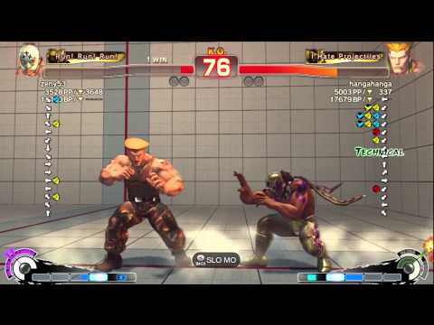 Hanga (Guile) vs Zeny53 (El Fuerte) - AE 2012 Matches *720p*