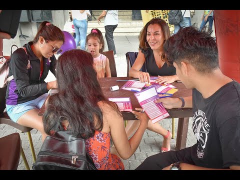 En el día del amor se brindó información para vivir relaciones en igualdad y respeto