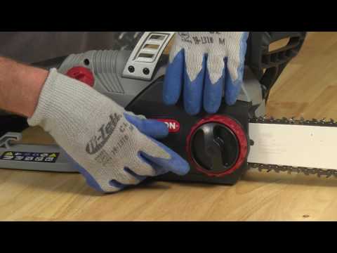 How to tension chain saw - CS1500 Corded