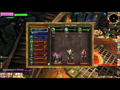 Recruit random follower every week from tavern WOW