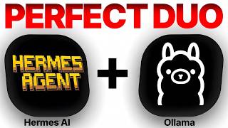 Hermes AI Agent + Ollama: FREE + 1 Click Setup!
