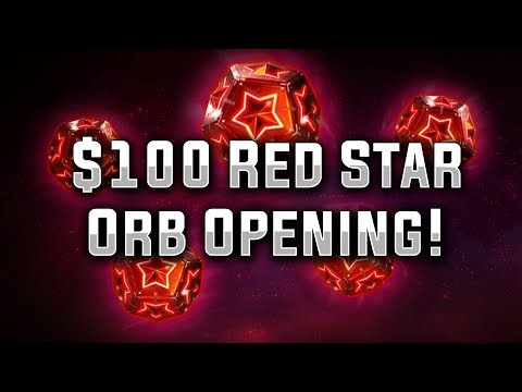 $100 Red Star Orb Opening + Elite Red Star Orb! (Bonus) - MARVEL Strike Force