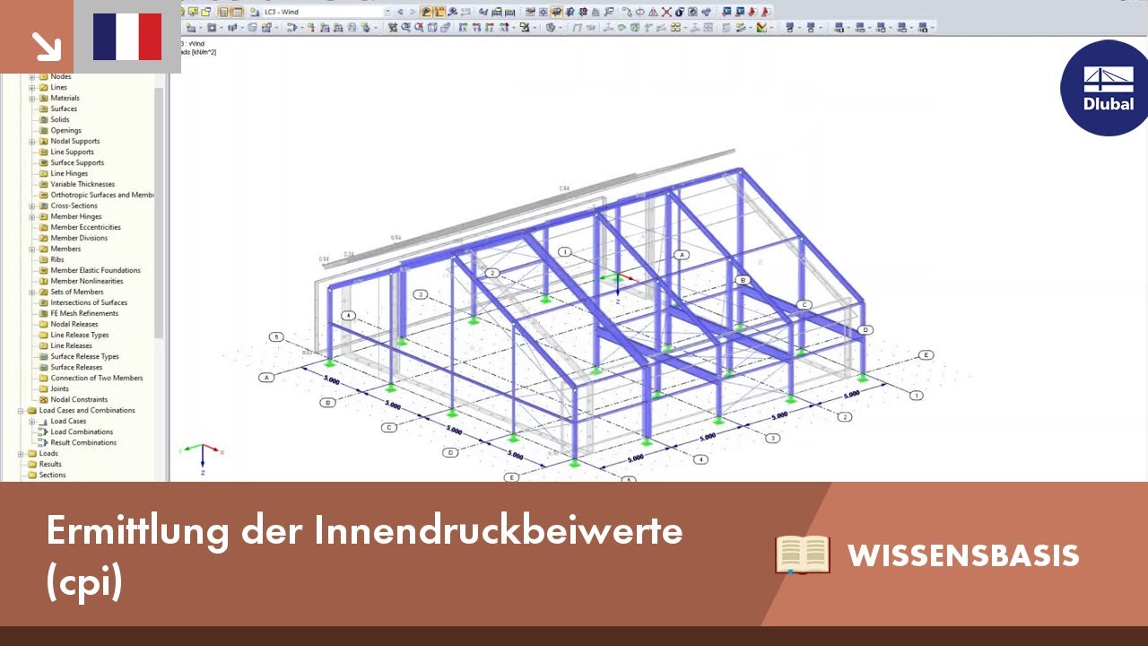 Ermittlung der Innendruckbeiwerte (cpi)