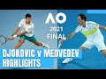 Novak Djokovic vs Daniil Medvedev Full Match Highlights (Final) | Australian Open 2021