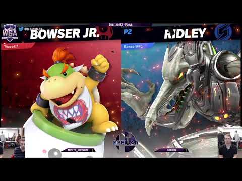 Mystic_Sylvanos (Ridley, Bowser Jr, Incineroar) vs. Sorgon (Ridley) - Orbitar 82 - Pools