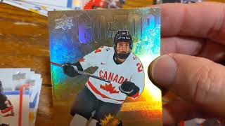 2023 Upper Deck Team Canada Juniors and Women, opening 3/3 Hobby Boxes, Gold inserts!