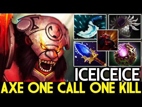 ICEICEICE [Axe] Machine Gank with Blink + Blade Mail One Call One Kill Dota 2