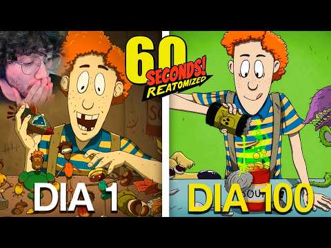 SOBREVIVI 100 DIAS en EL APOCALIPSIS NUCLEAR | 60 Segundos!